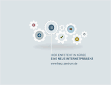 Tablet Screenshot of herz-zentrum.de